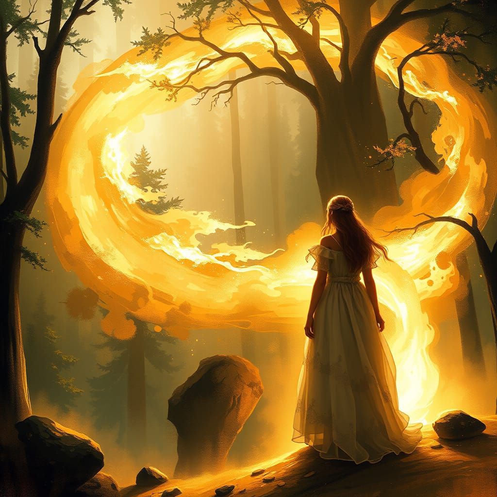 Mystical Forest Whispers Secrets to the Chosen One