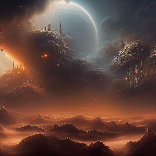 Epic Digital Painting: The Death of a Star