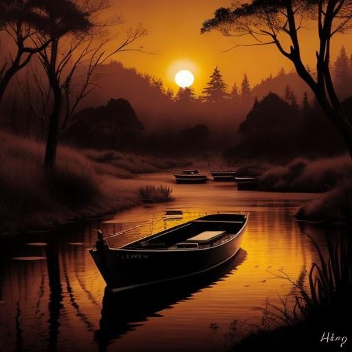 Simple Black and White AI Render