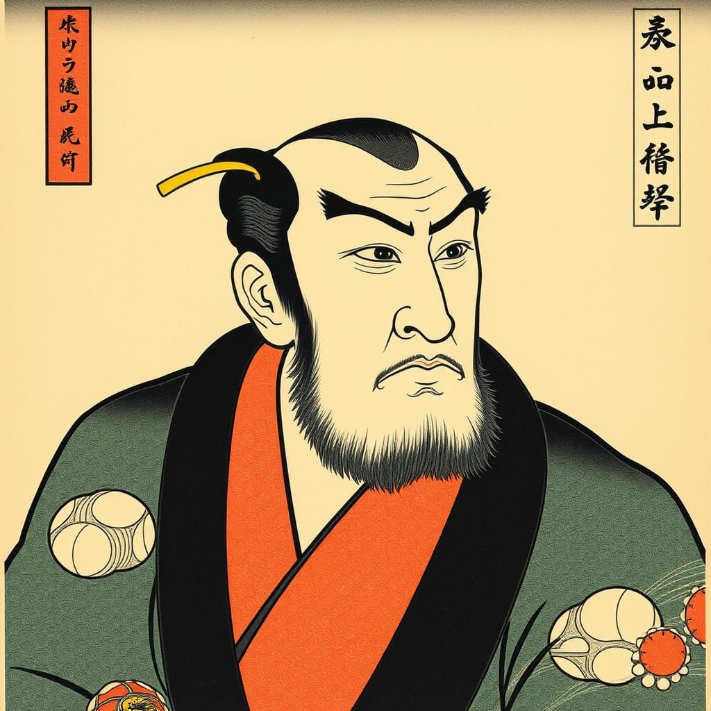 Portrait of Chitasei Go Yo by Utagawa Kuniyoshi