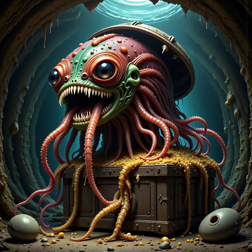 Biomechanical Treasure Beast Unveils Dark Secret