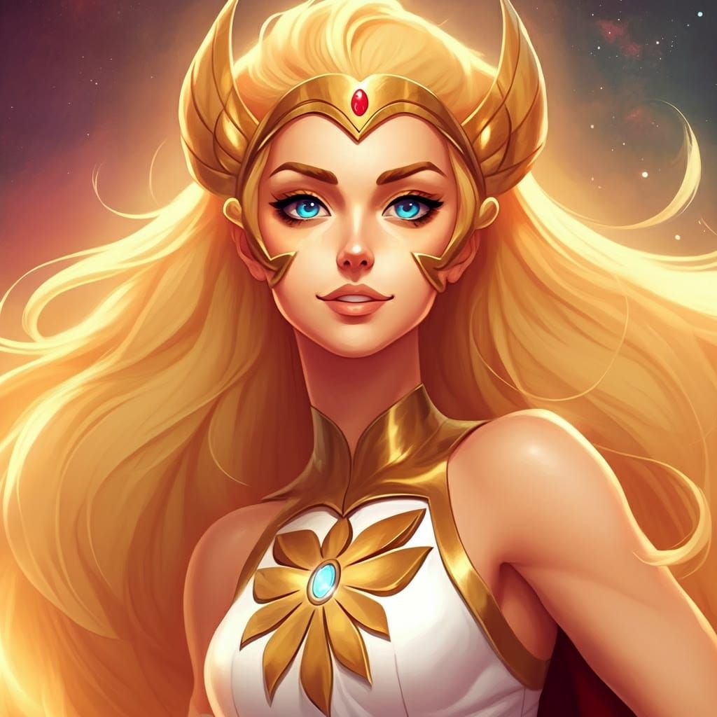 She-Ra, Princess of Power, in Classic Manga Style