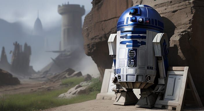 R2D2's Royal Escort for Princess Leia