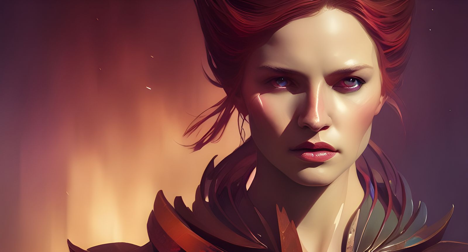 Dragon Age: Hawke Portrait in Watercolor Style