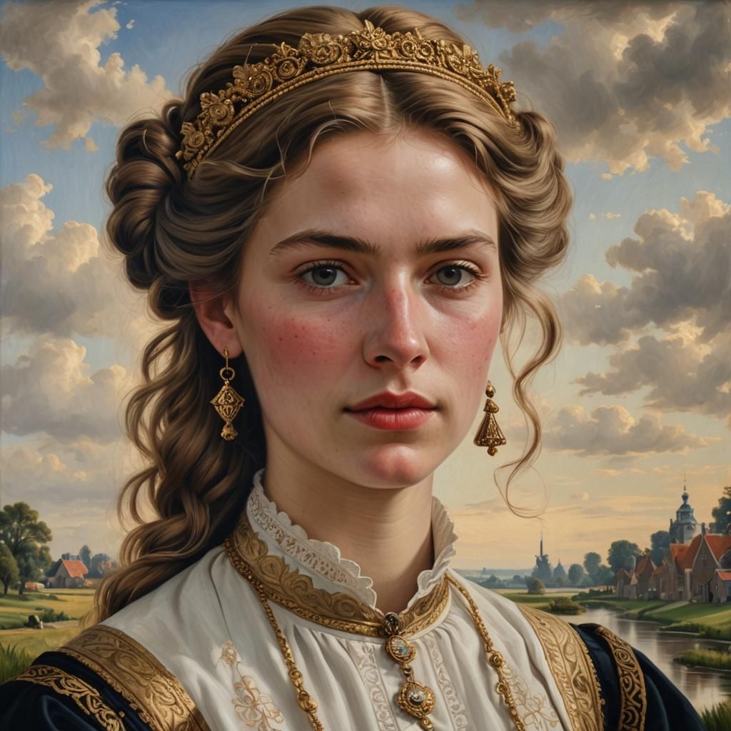 Dutch Golden Age Portrait of Hester Akershoek