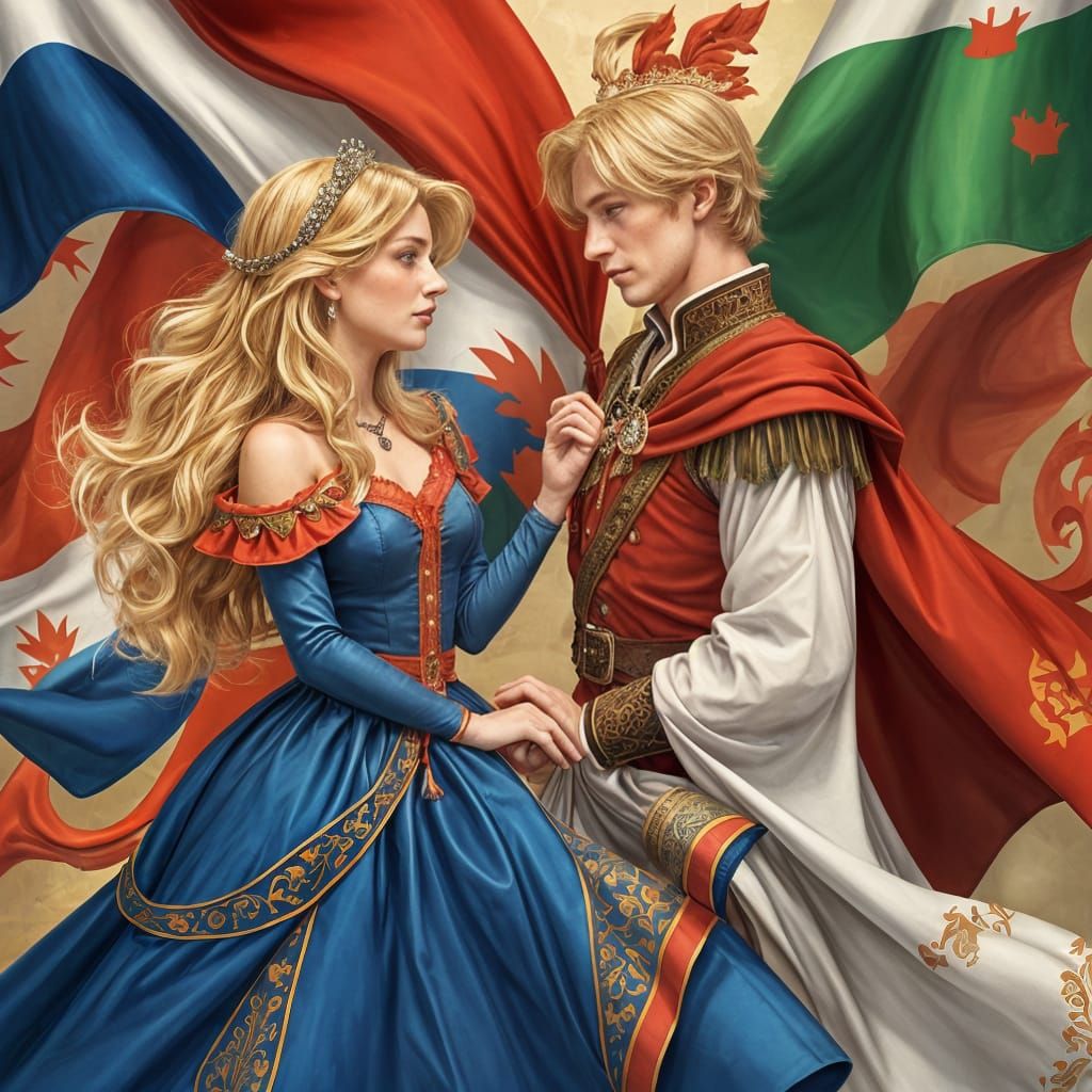 Dutch Princess and Welsh Prince Fantasy Romance