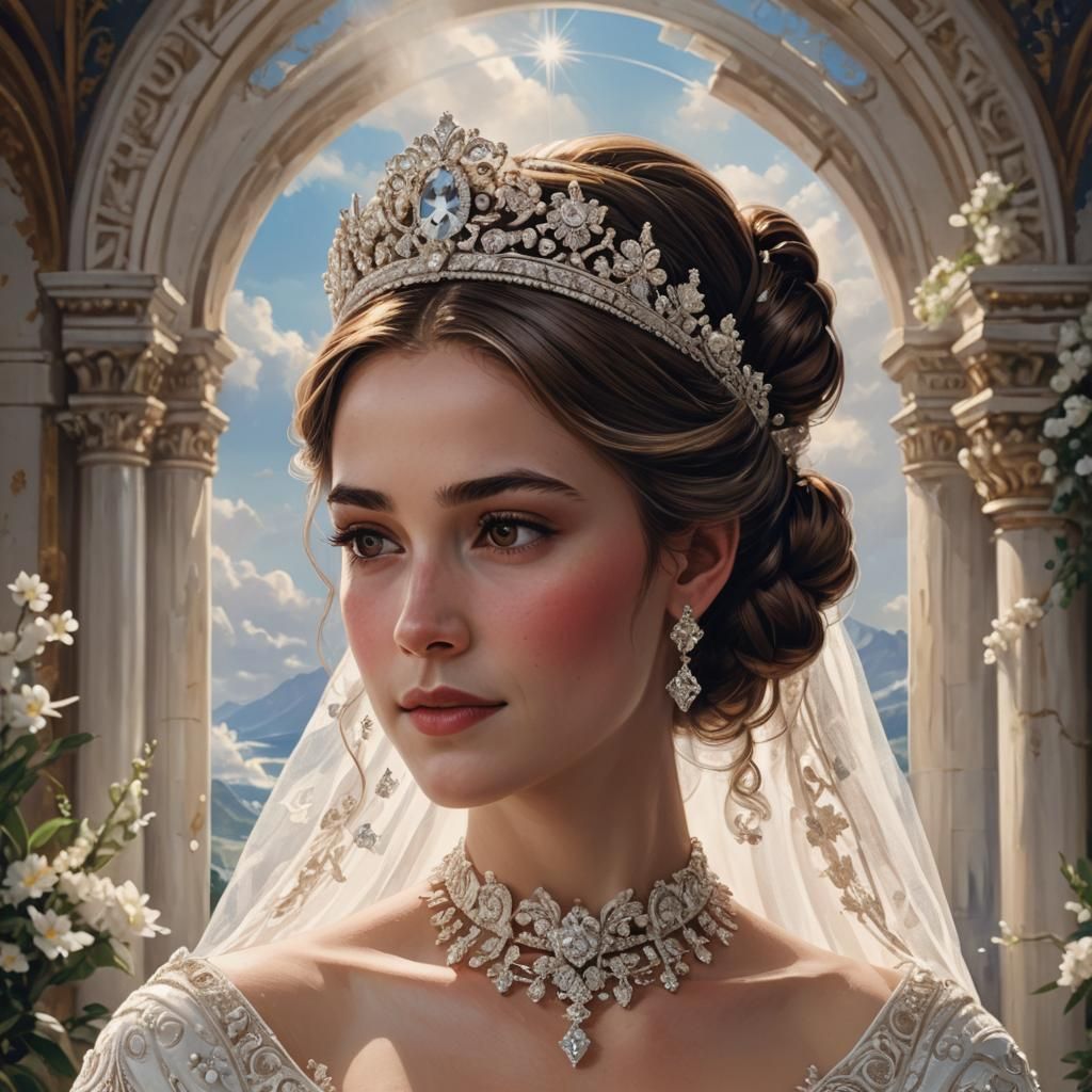 Princess Eliza's Wedding Portrait in Fantasy Style