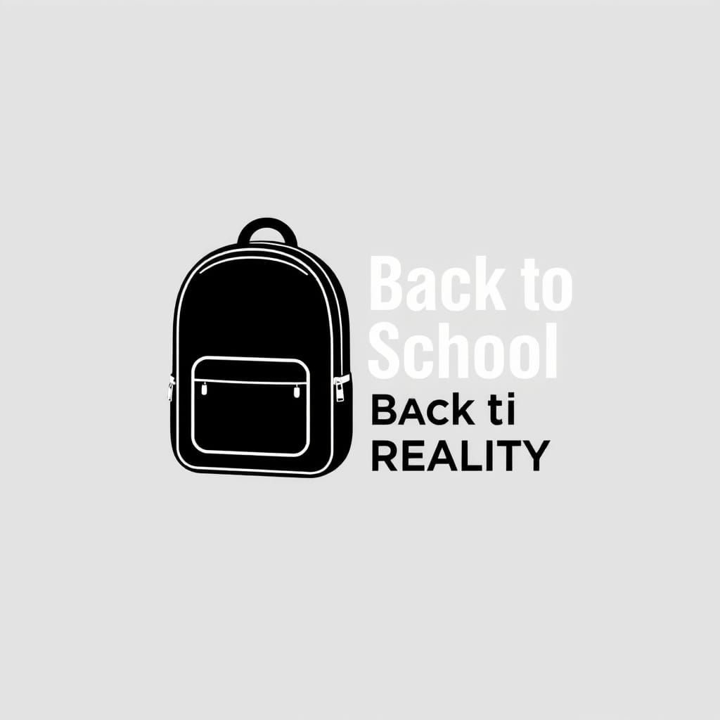 Minimalist T-Shirt Design: Back to School