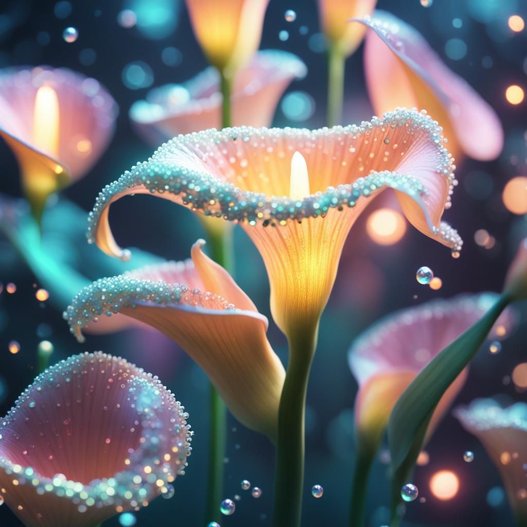 Magical Calla Lily in Pastel Colors