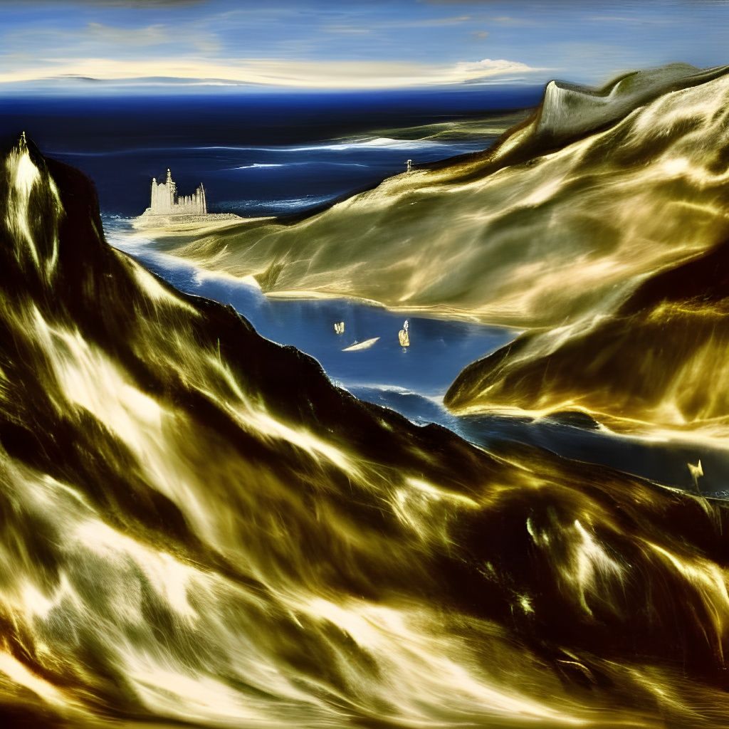 El Greco Inspired Distorted Portrait