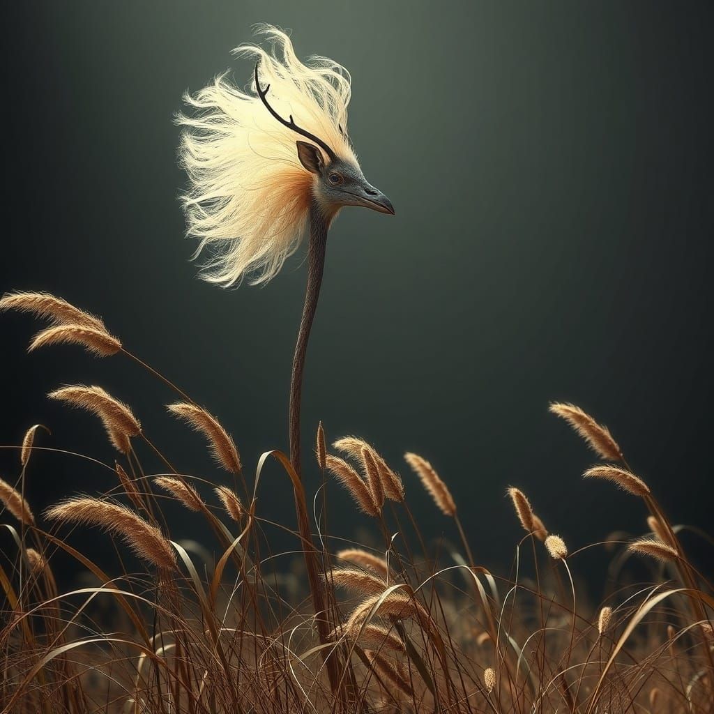 masterpiece, surreal, gorgeous wildlife art is one of dramat...