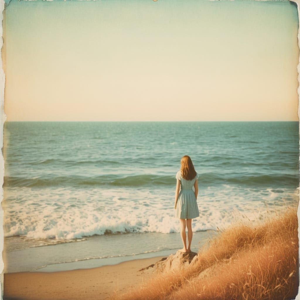 This collage is a quiet reverie - a constellation of memorie...