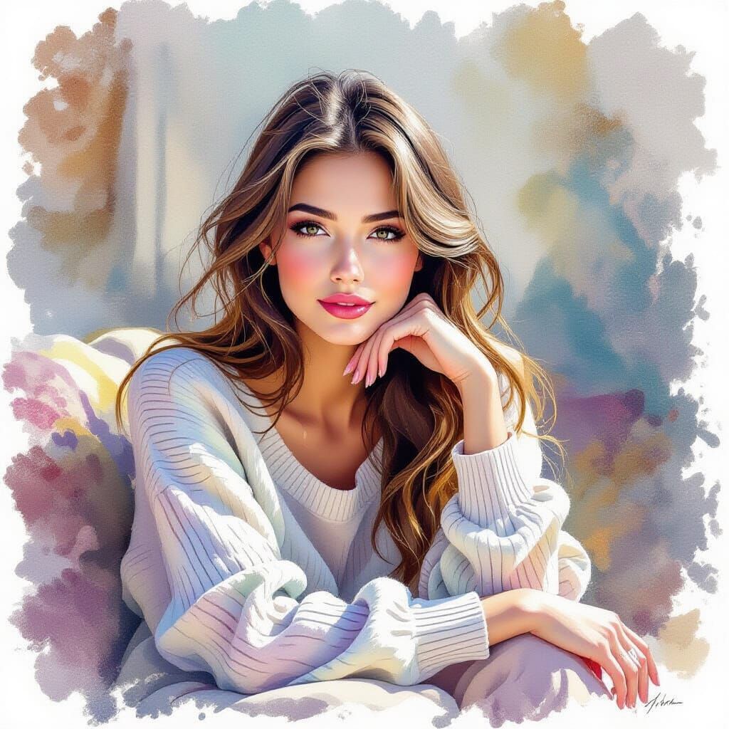 Comforts of Home in 3D Watercolor Style