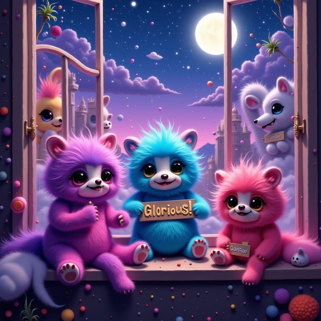 Monsters Declare "Glorious!" in Whimsical Fantasy Setting