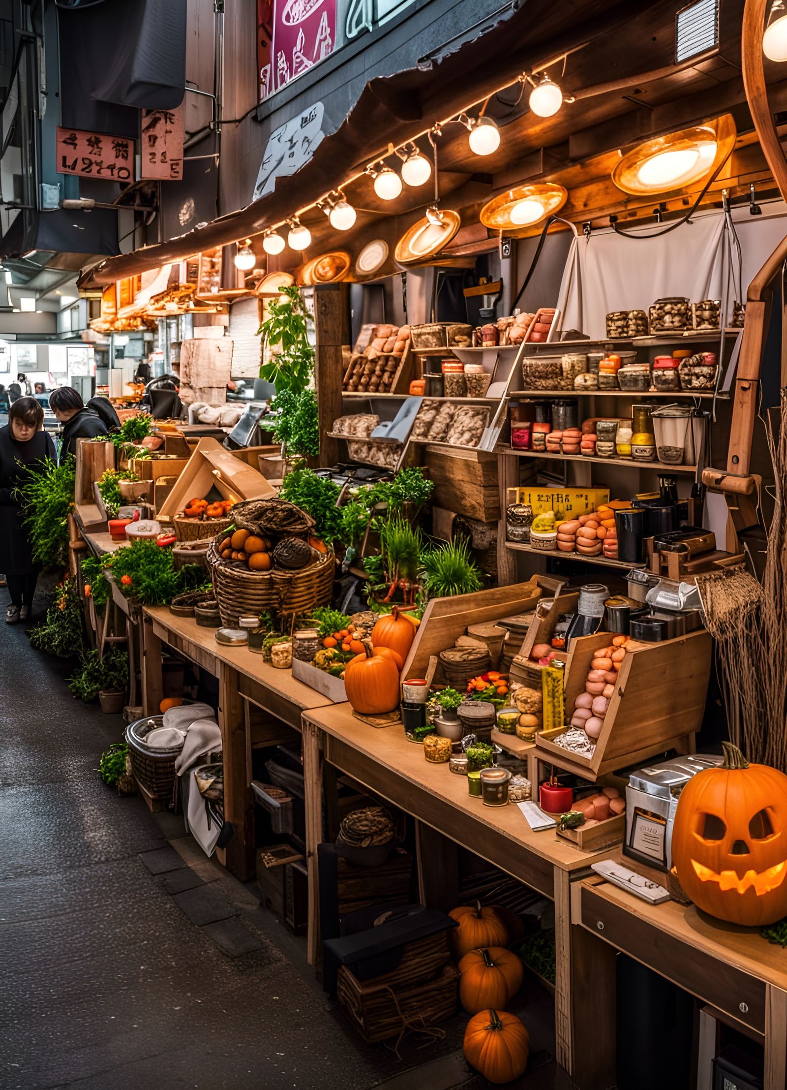 Halloween Market in Ginza, Tokyo