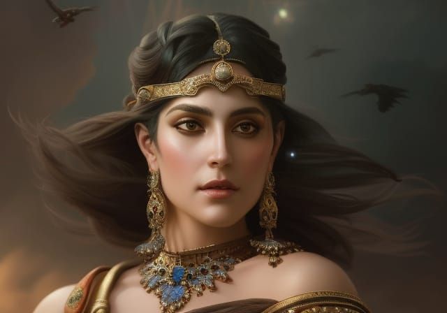 Ninlil, Sumerian Goddess of the Winds Portrait