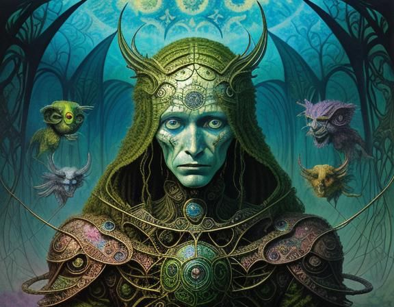 Surreal Bogomil World in Magic Realism Style