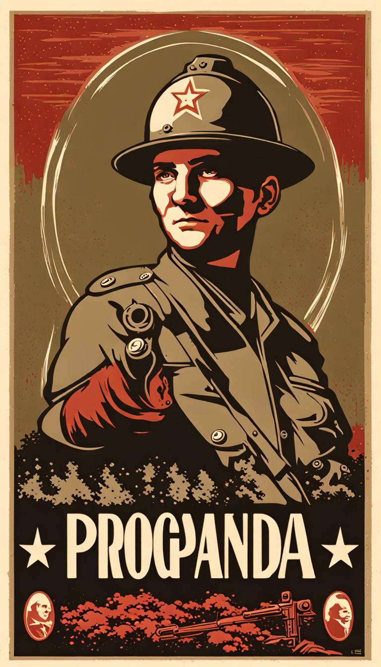 Stylized Artistic Depiction of a Mysterious Nighttime Scene