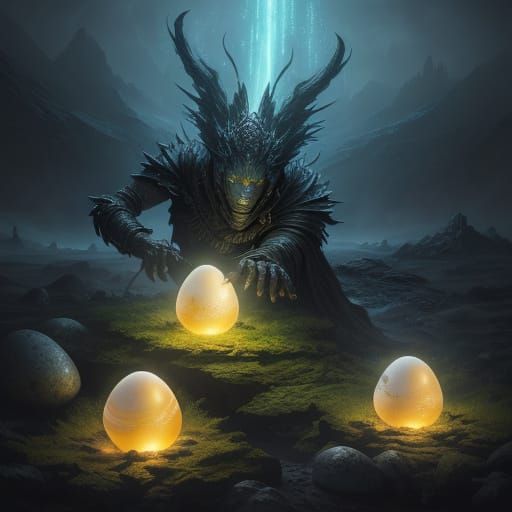 Ethereal Dark Fantasy Cleric Unveils Hidden Power