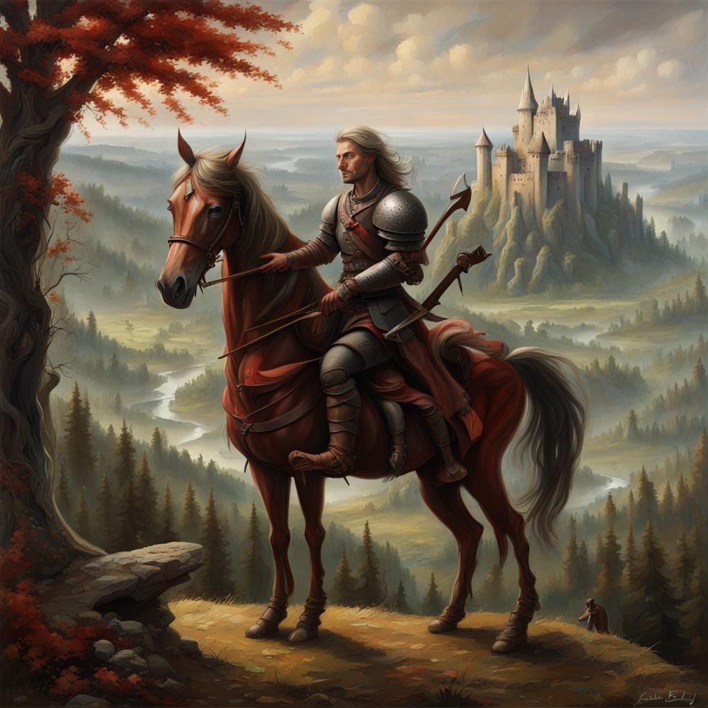 Jaskier from Witcher in 1500s Style Painting