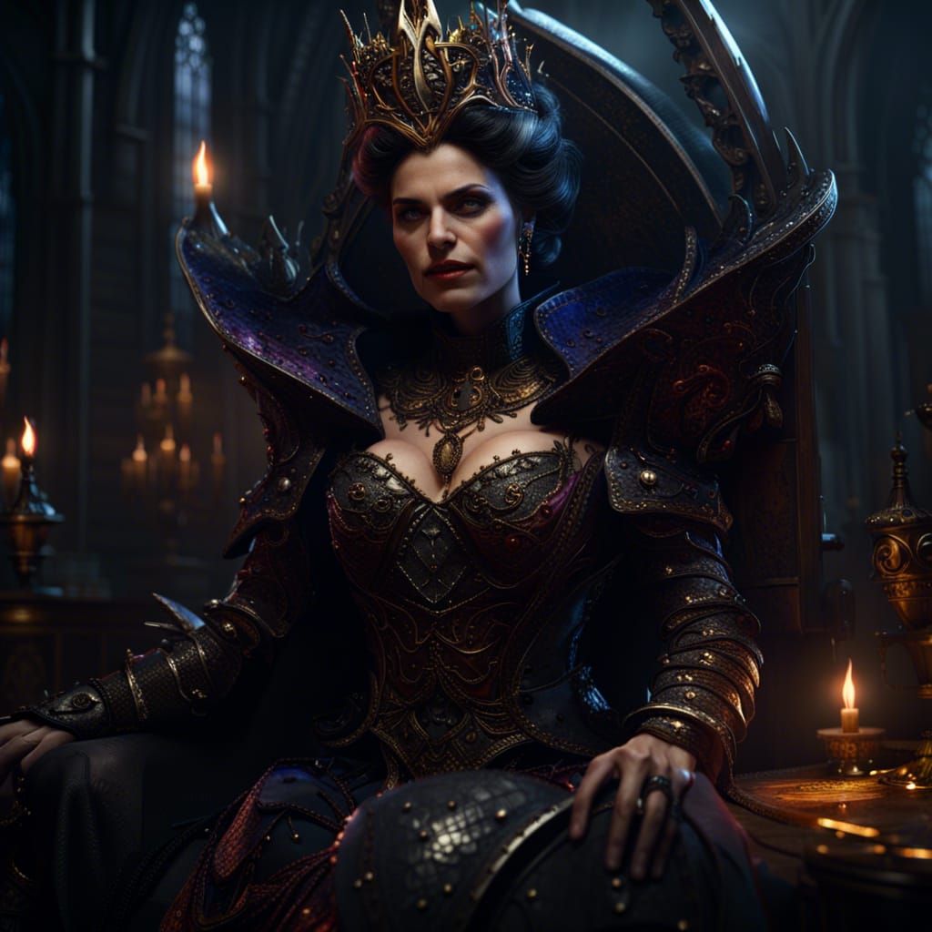 Evil Queen: Dark Fantasy Concept Art
