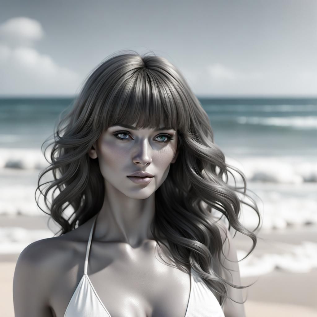 At the beach