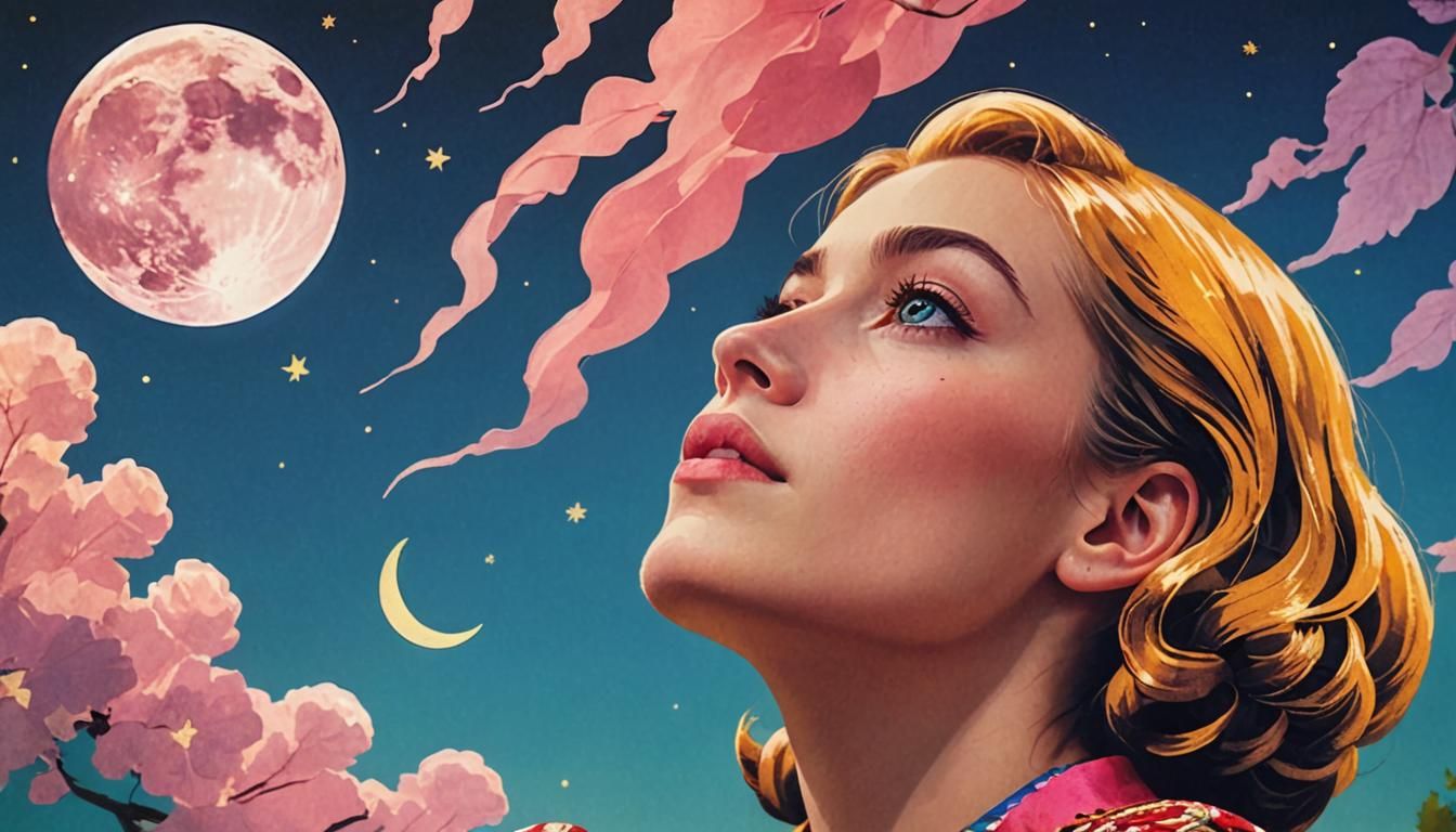 Young German Girl in Bavarian Forest Portrait