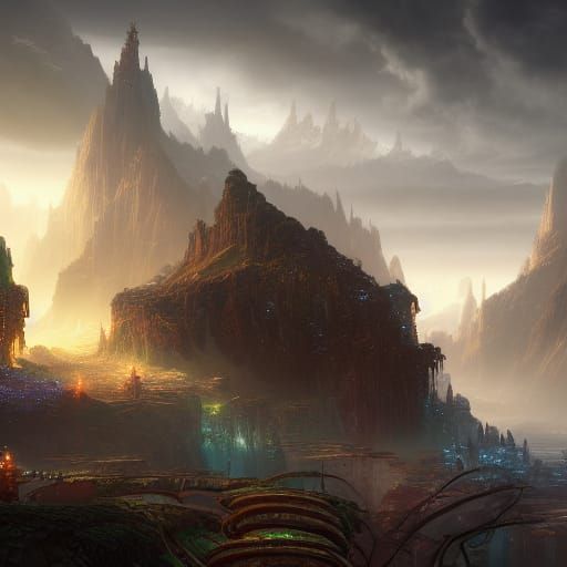 Mercedes AVTR: Detailed Matte Painting