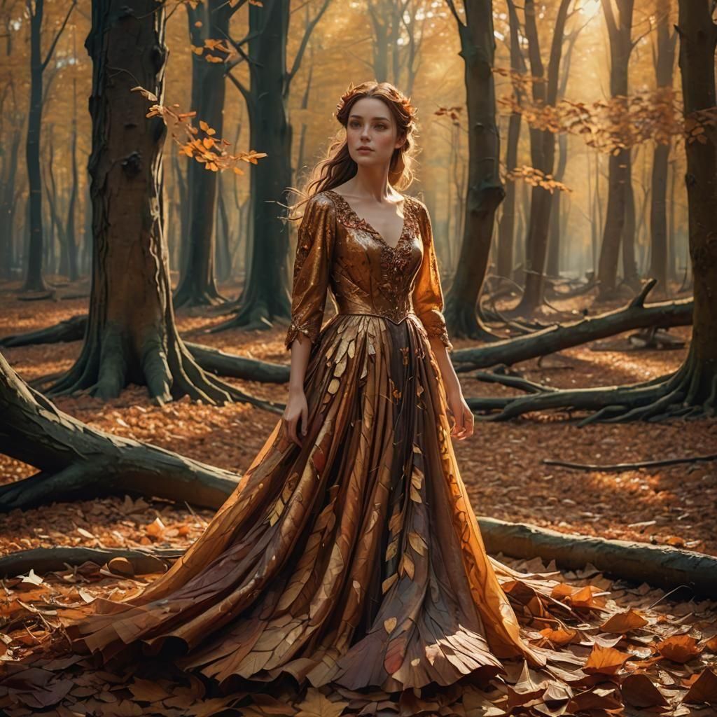 Whimsical Autumnal Fantasy Concept Art