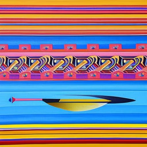 Surreal Hieroglyphic Naive-Art Depicts Perfection