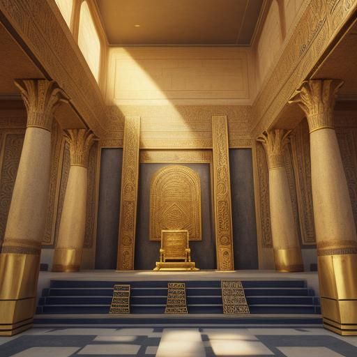 Sumerian King in Ziggurat Temple: Mesopotamian Art