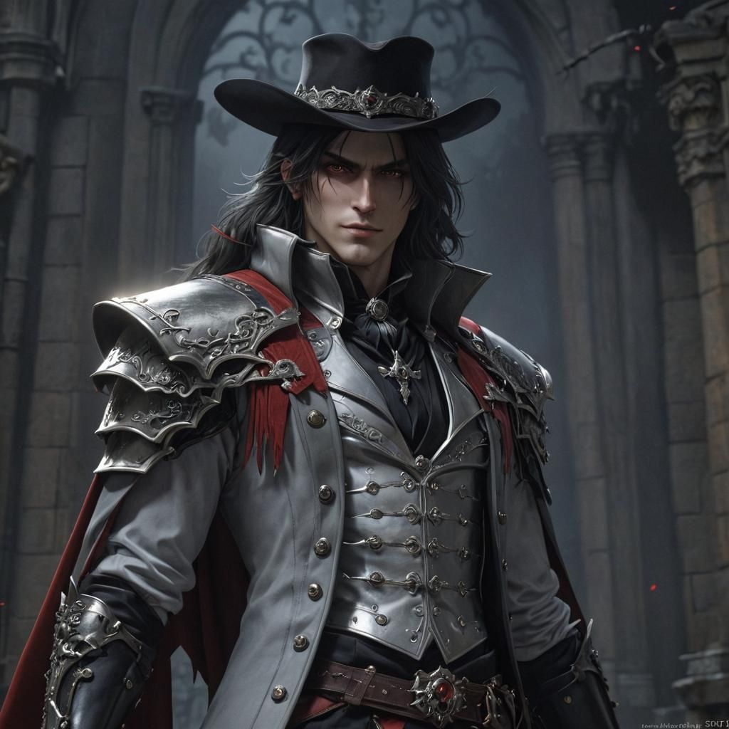 Alucard from Castlevania: 3D Anime Art