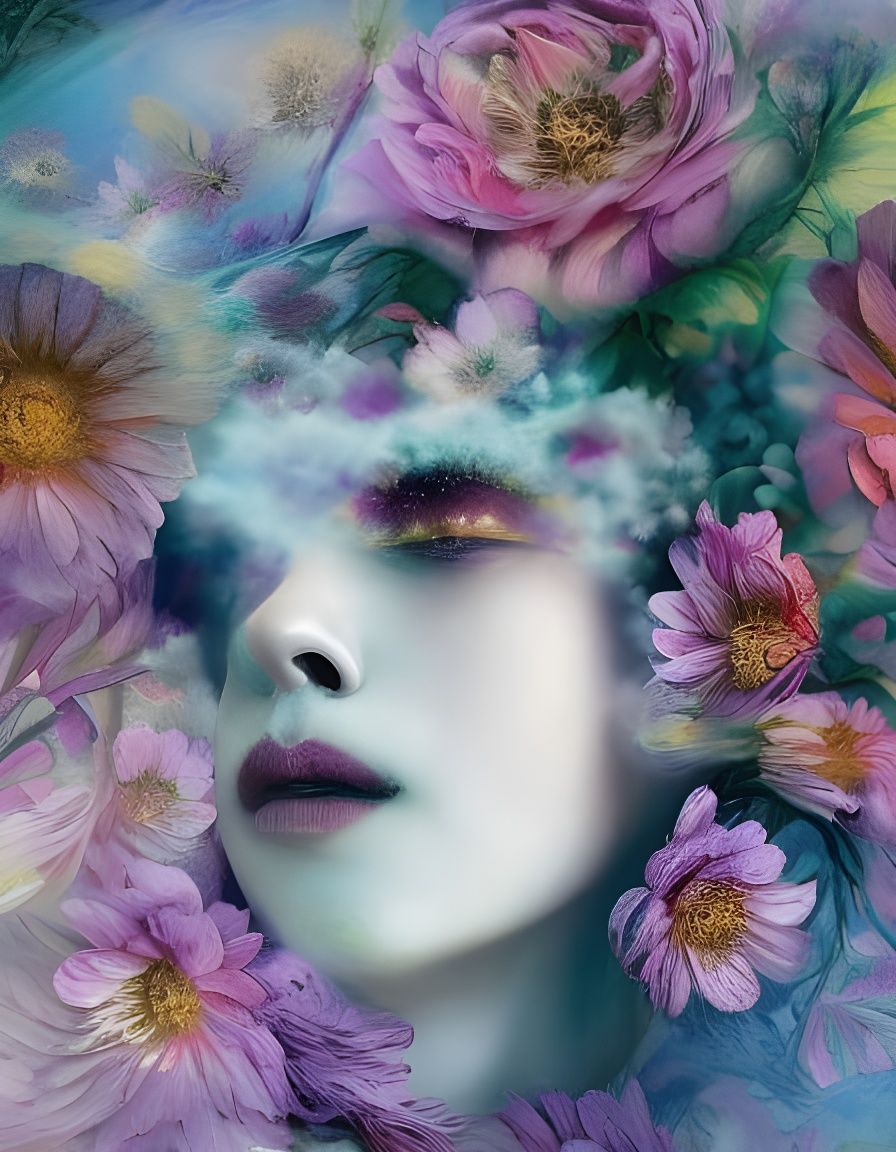 Exploding Dead Flowers in Photokinetic Style