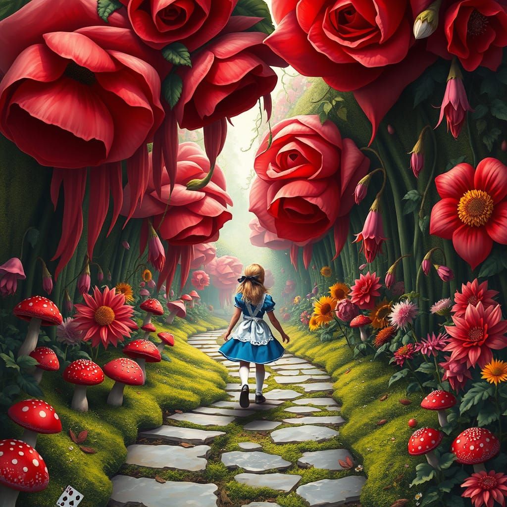 All the world is a garden dear Alice, if you look hard enough