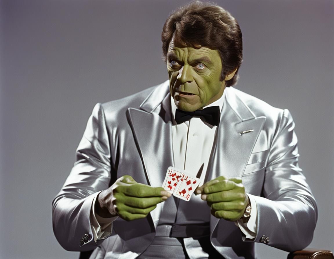 Hulk Does Magic: Silver Tuxedo Card Trick