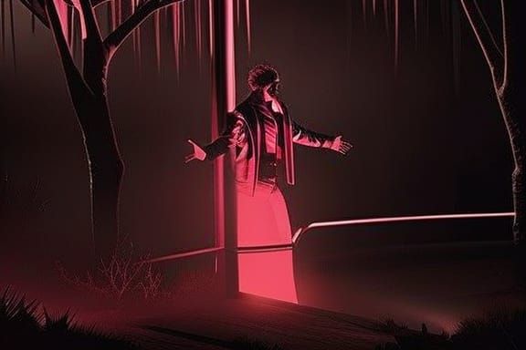 Horror Image of Emotional Pain and Despair