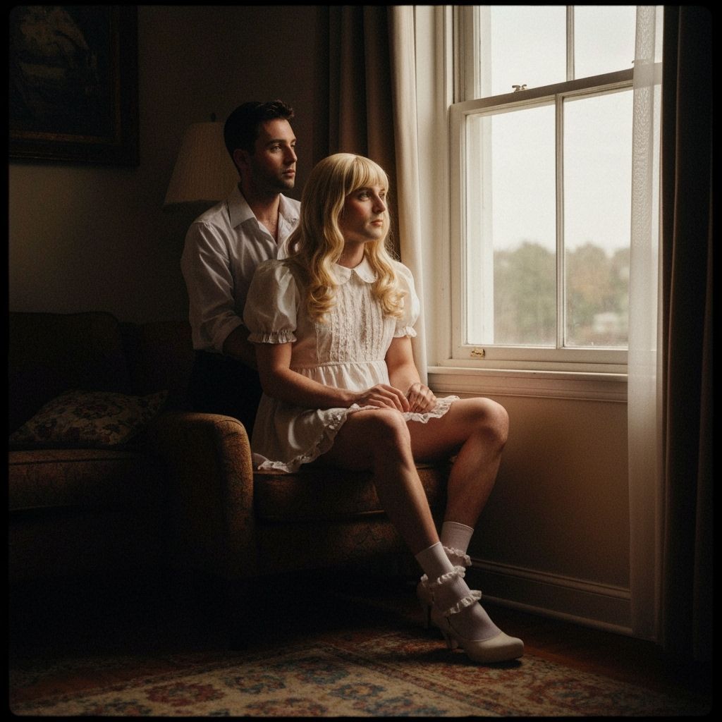 1990s Portrait of a Young Man in a Mini Dress