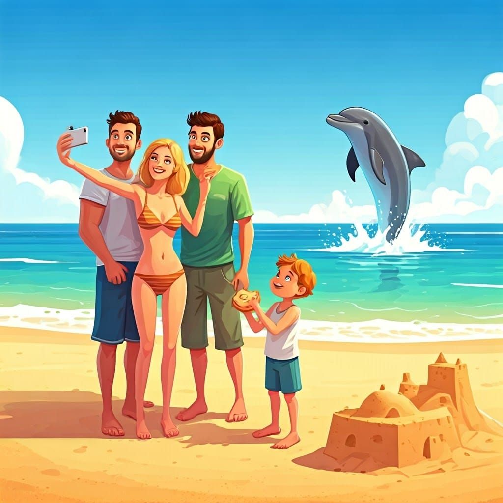 The Ultimate Beach Photobomb