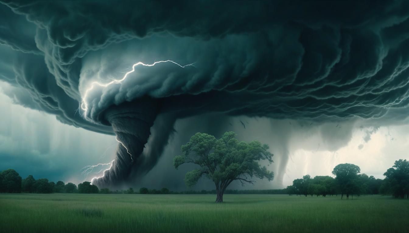 Furious Storm Tornado Woman, Lyrical Abstraction