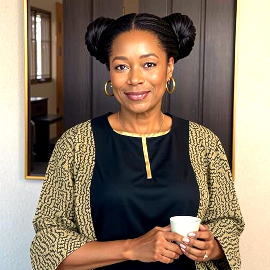 A Dignified African American Woman Exemplifying Inner Streng...