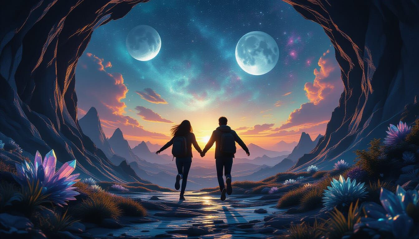 Friends Leap Through Wormhole to Alien Dimension