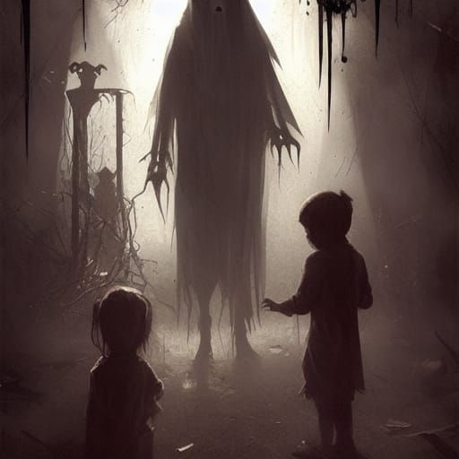 Sinister Trick or Treat in Fantasy Style