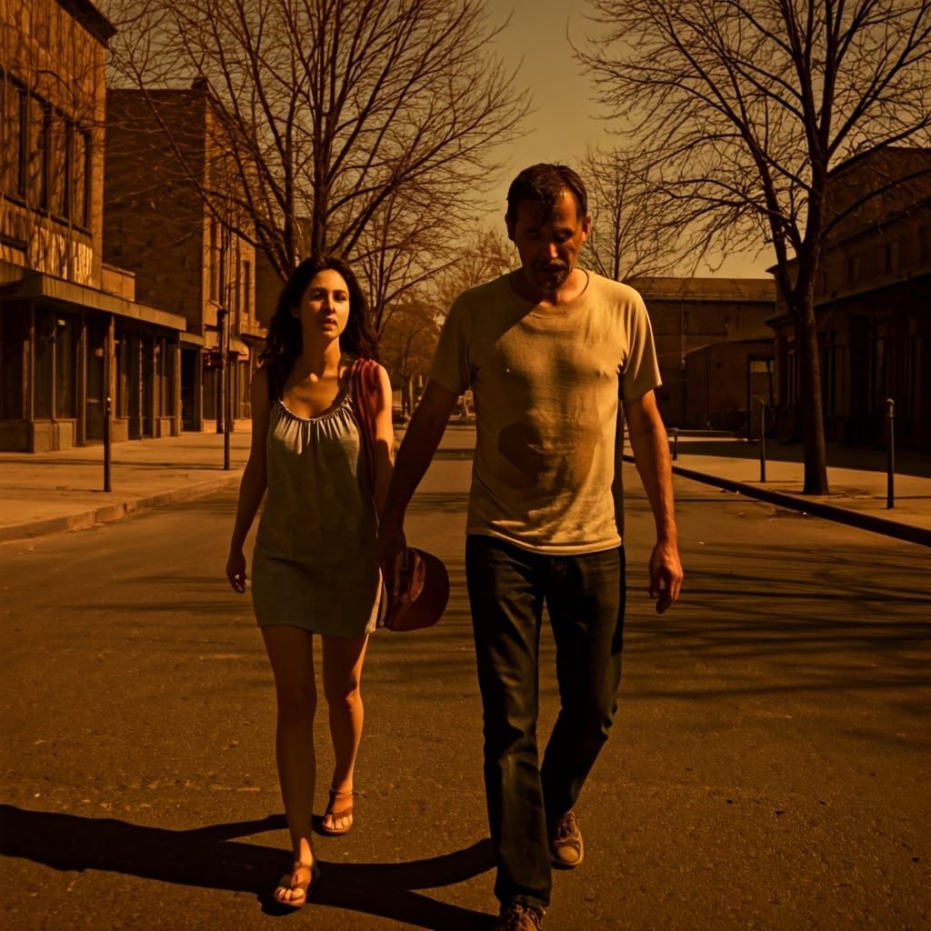 Scorching Summer Day in the City