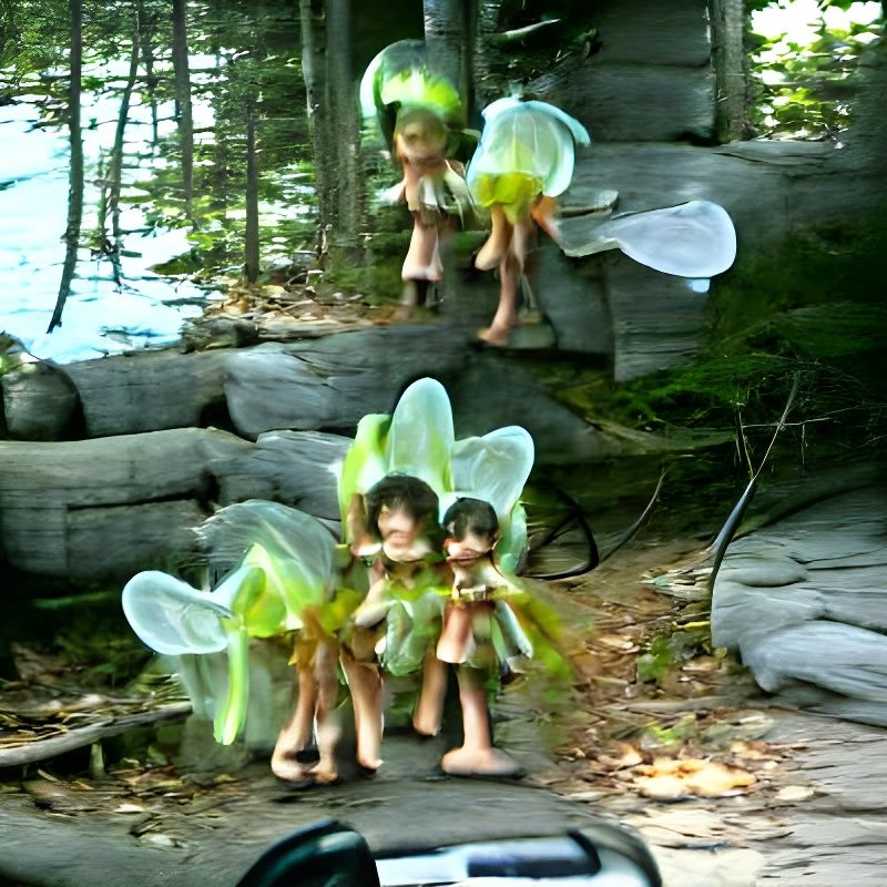 Fairies in a Cottagecore Dreamscape