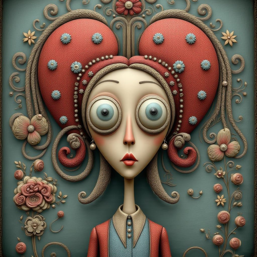 AI Generates Whimsical Surreal Image