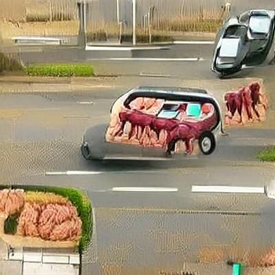 Human Meat Car: An AI Interpretation