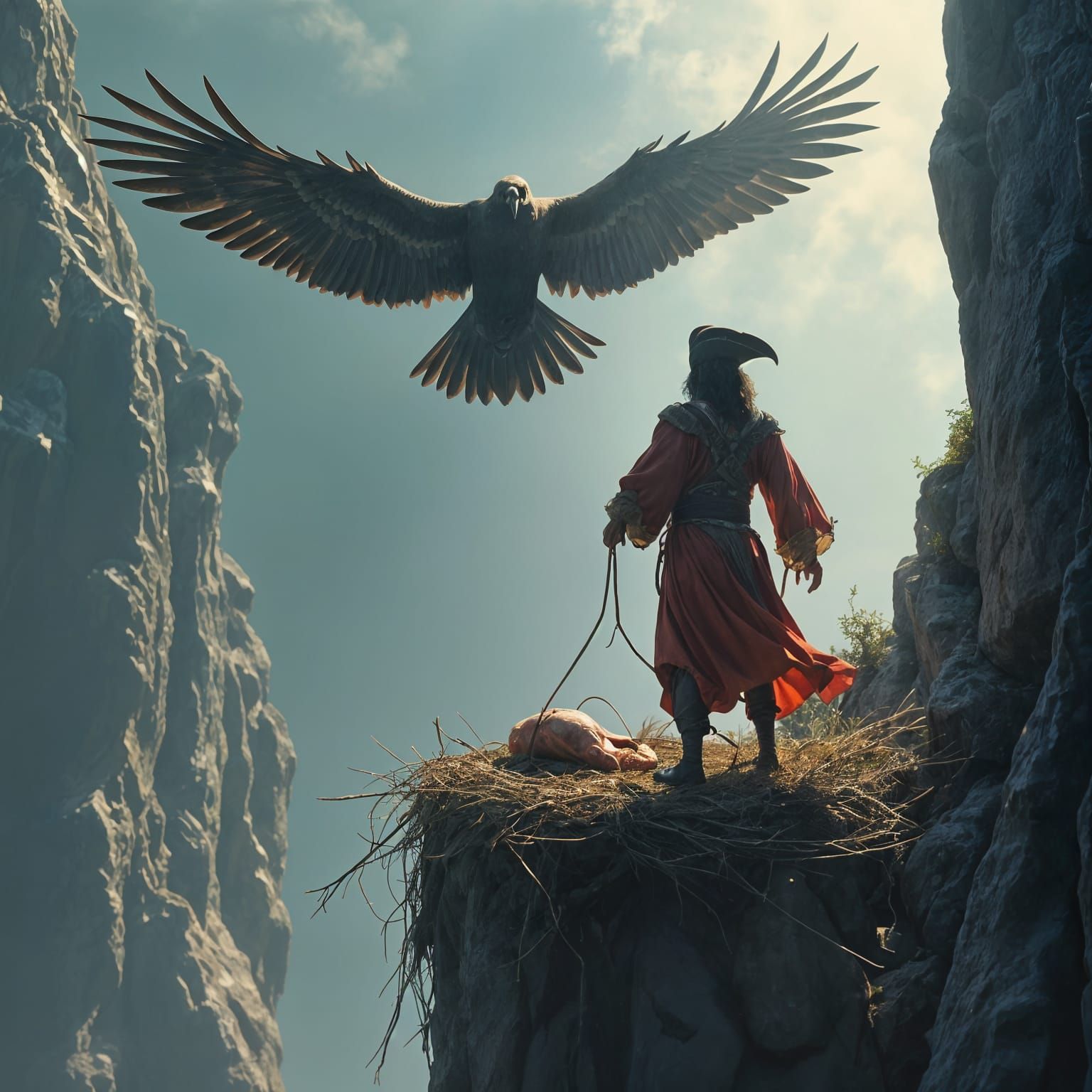 Sindbad in the Roc's nest