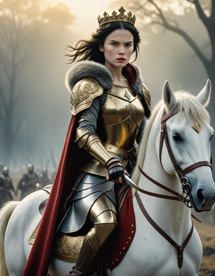 Princess Knight Snow White Ready for Battle in Cinematic Arm...