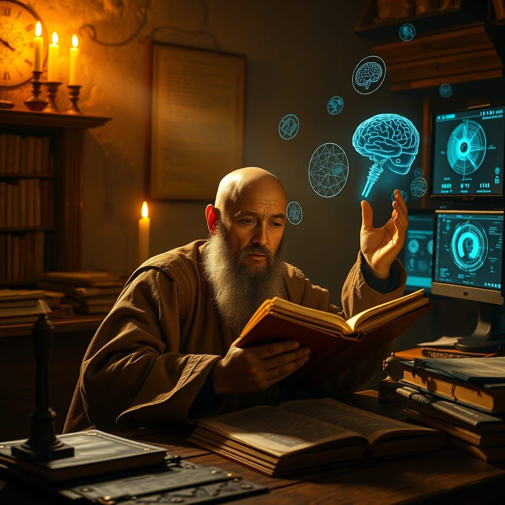 Ancient Wisdom Meets Modern Innovation in Cinematic Style