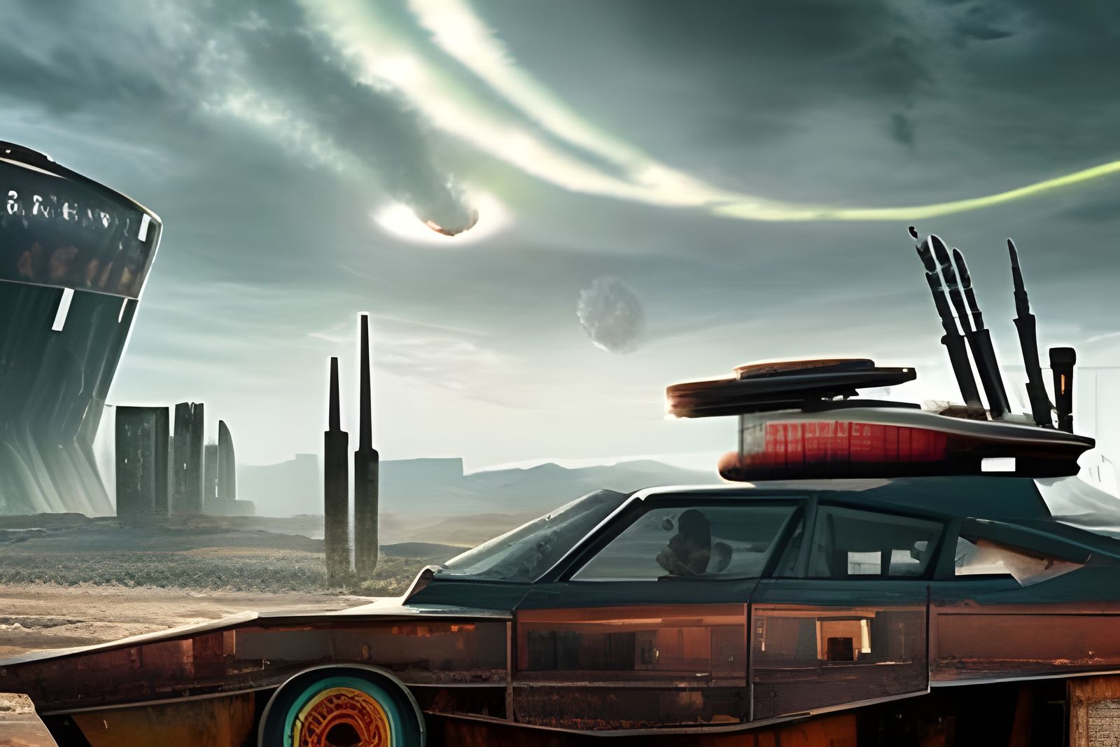 Mad Max Thunderdome: Post-Apocalyptic Cityscape